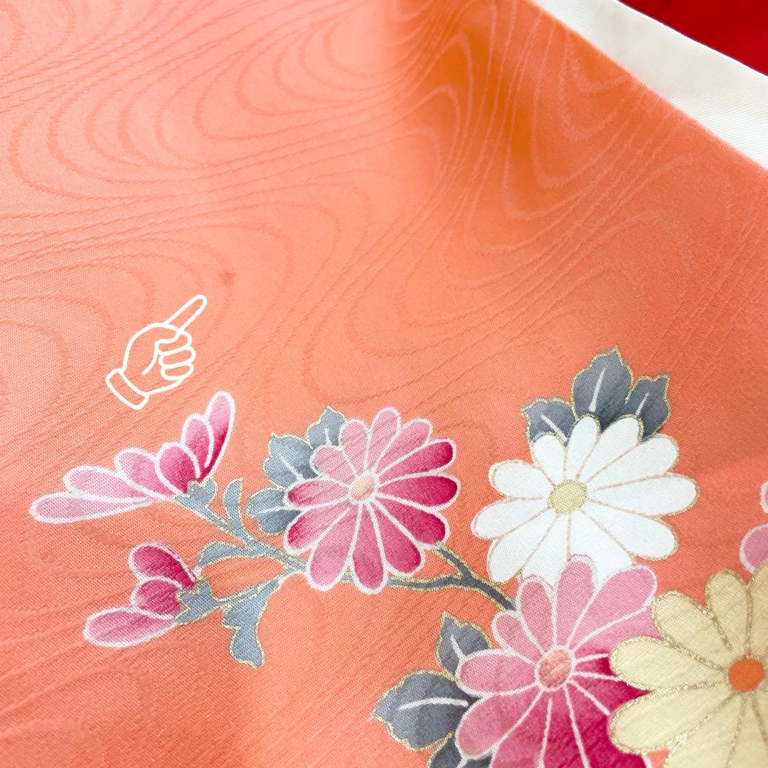 セミアンティーク　七五三　女児　三歳　正絹　振袖　被布セット