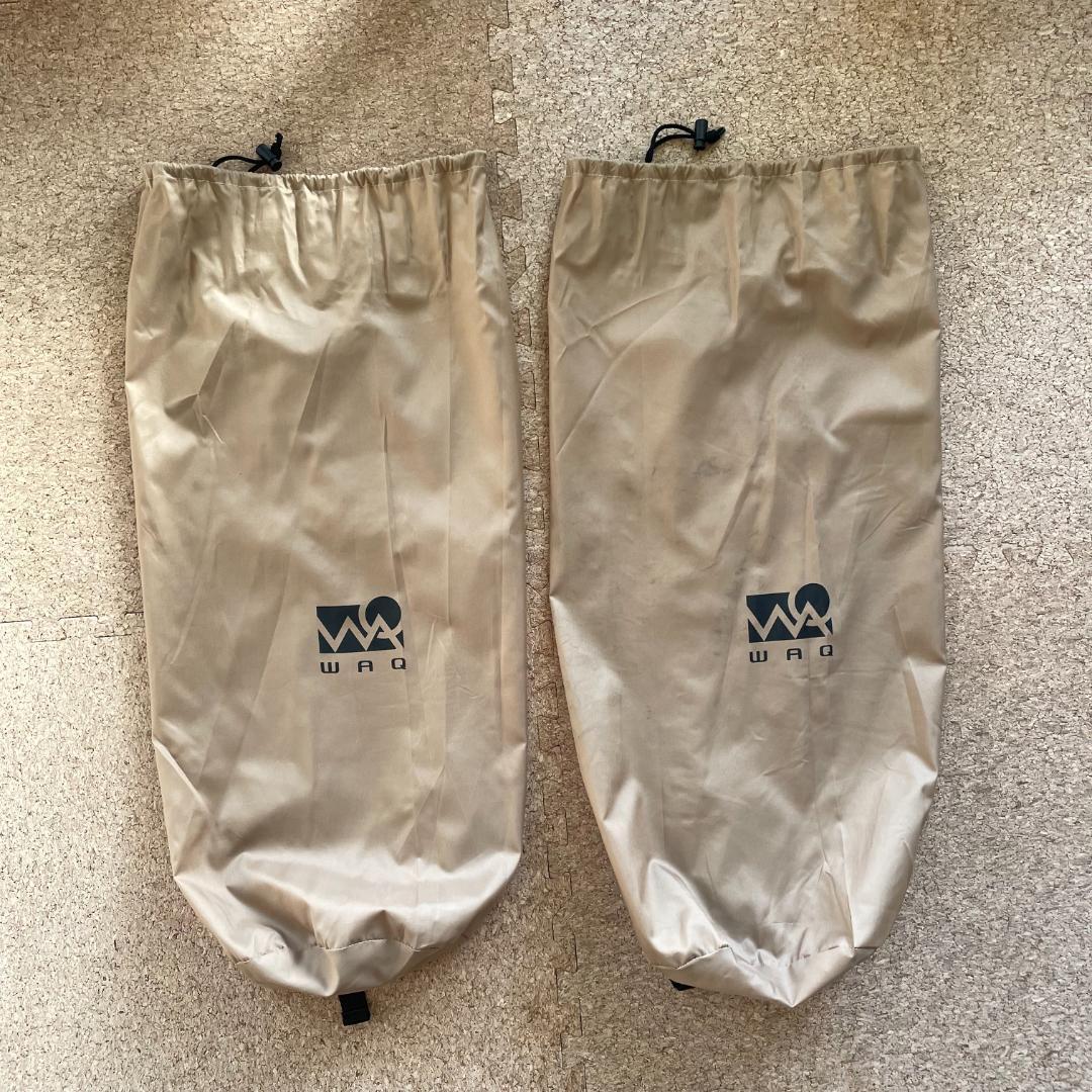 【1度使用のみ・2個セット】WAQ インフレータブルマット 厚さ8cm タン