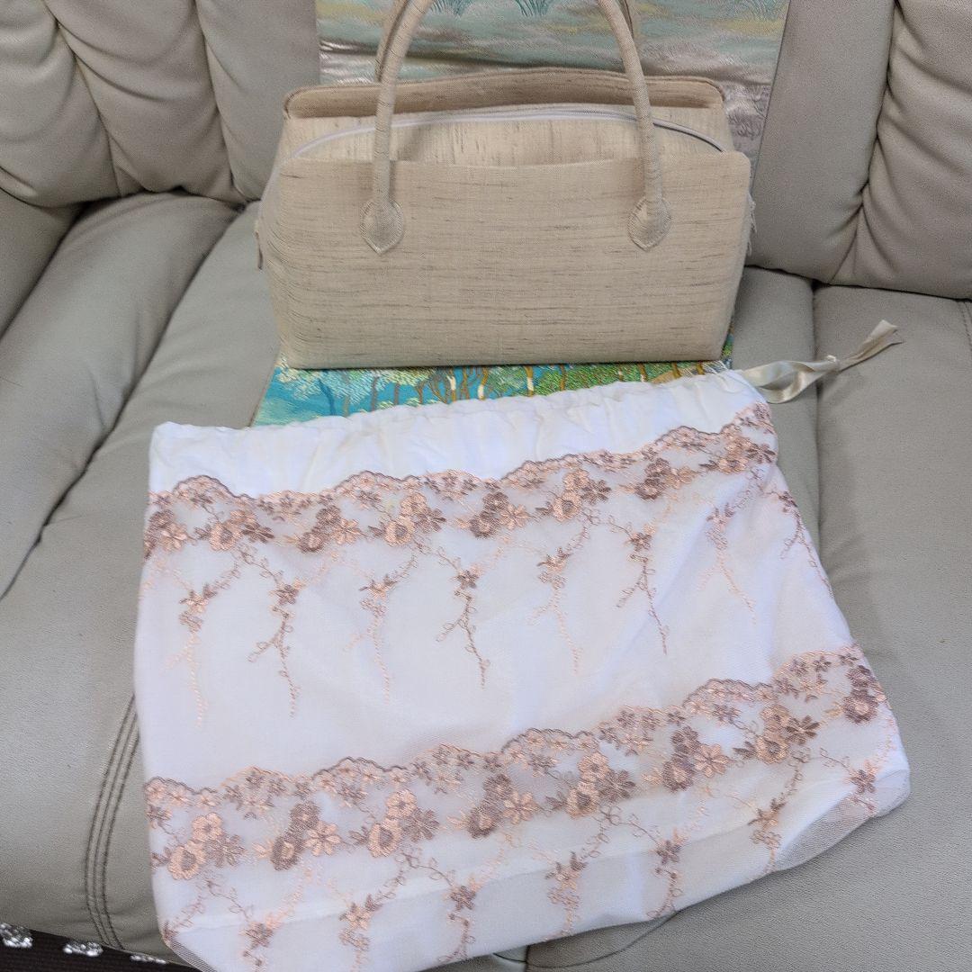 利休バック　和装用バッグ 　 大きめ　響創　シンプルデザイン　美品