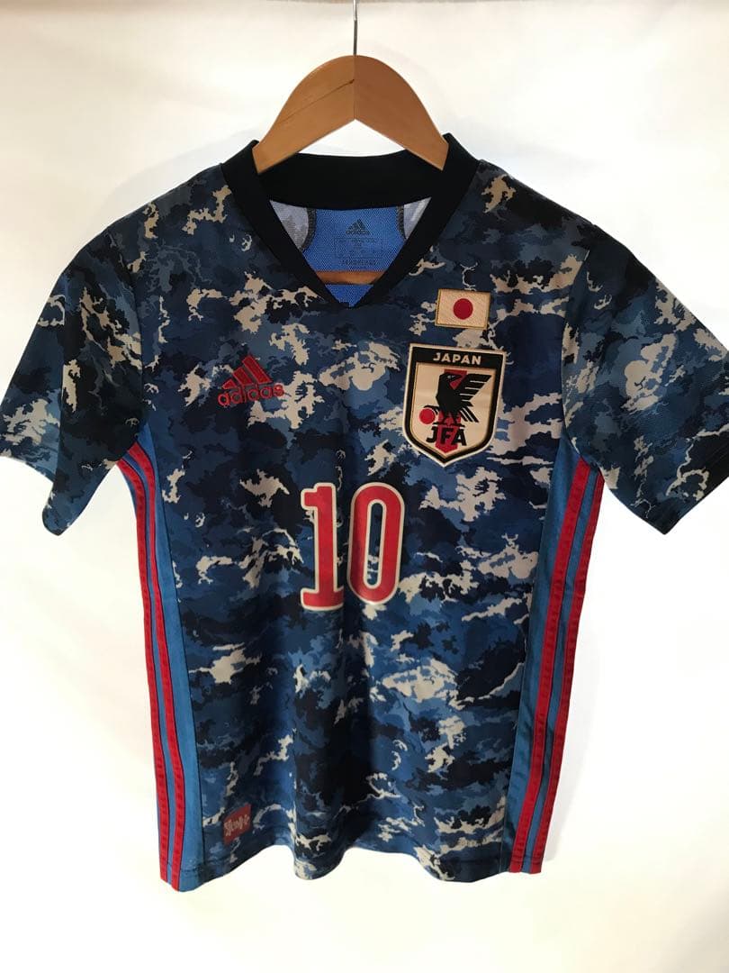 正規品 adidas 日本代表「10」南野拓実 半袖 160 ユニフォーム