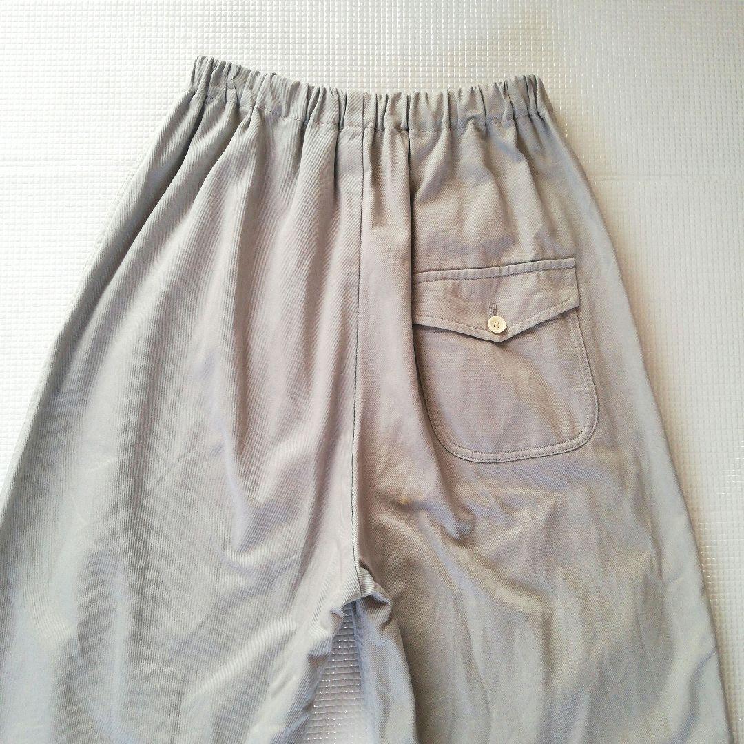 美品◆ゴーシュ　カツラギワイドパンツ　グレー