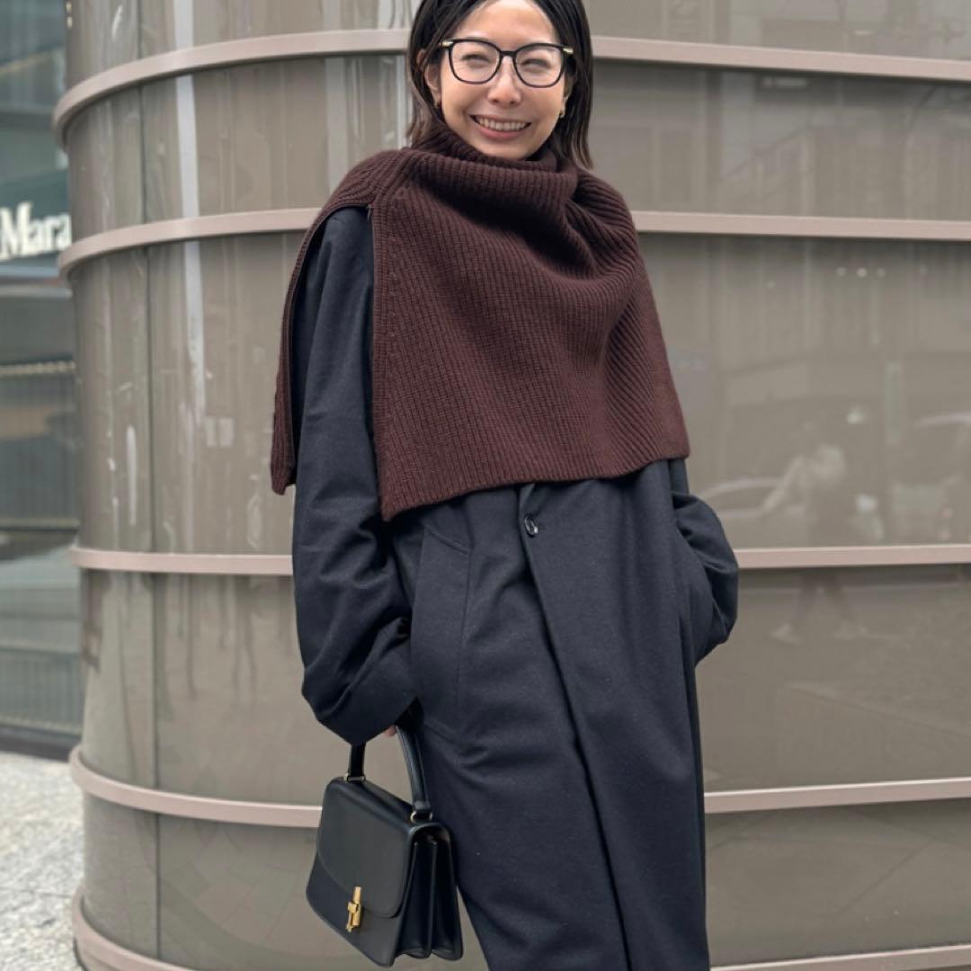 新品タグ付！アパルトモン GOOD GRIEF RIBBED KNIT スヌード