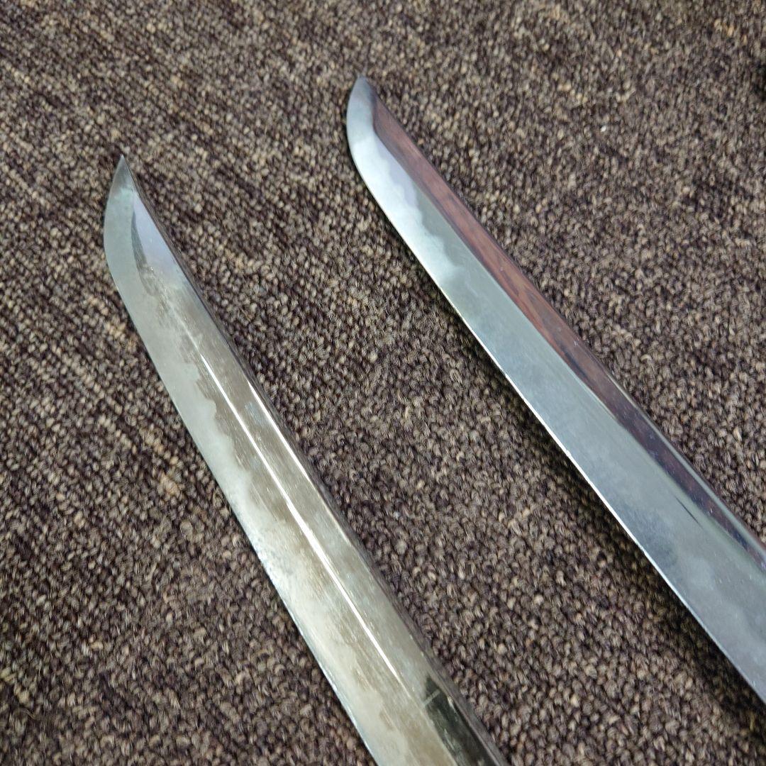 日本刀 鞘付き模造刀 大小2本セット 観賞用