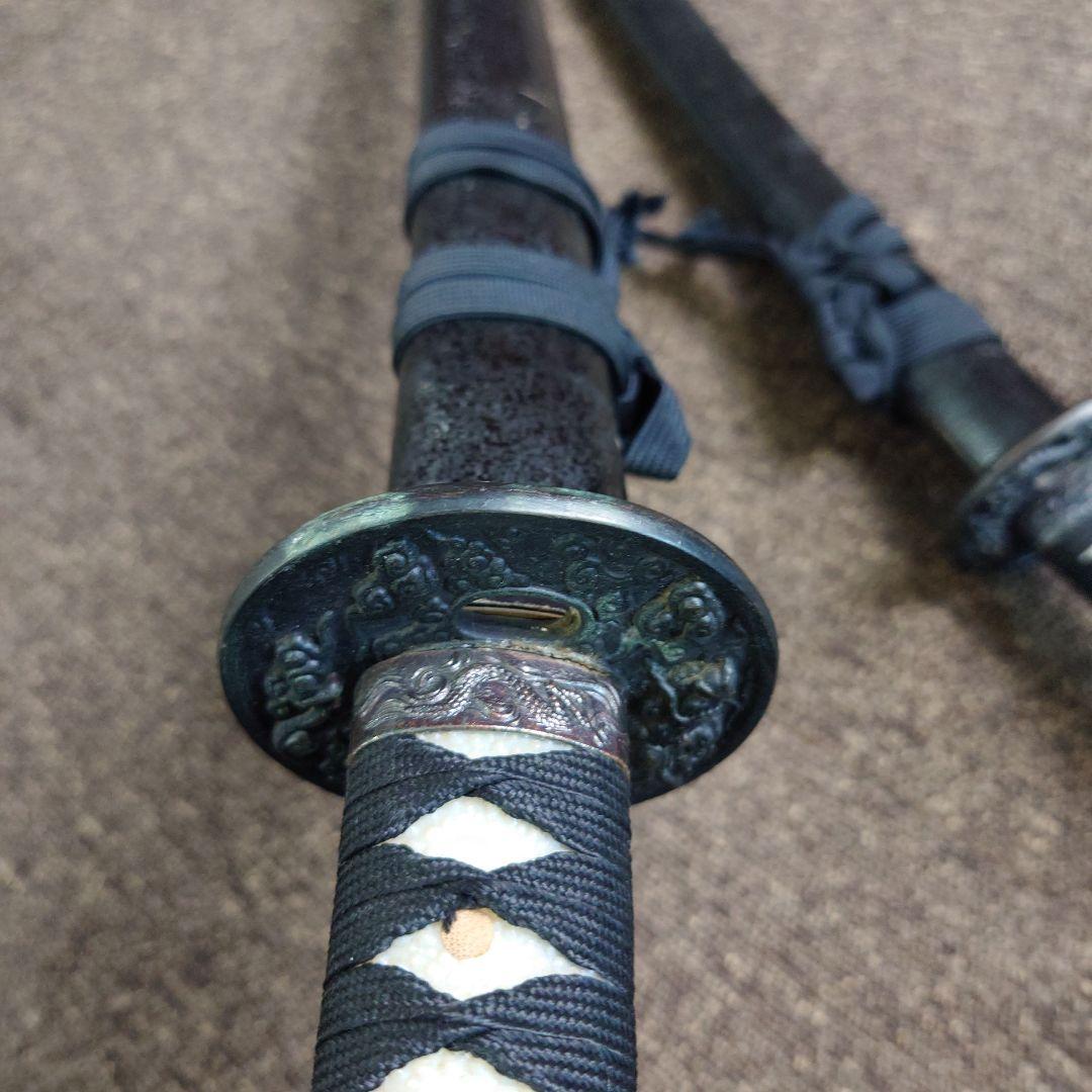 日本刀 鞘付き模造刀 大小2本セット 観賞用