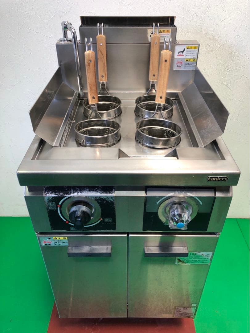 ☆地域限定送料無料☆工場整備品☆タニコー　角型ゆで麺器　THU-50 業務用