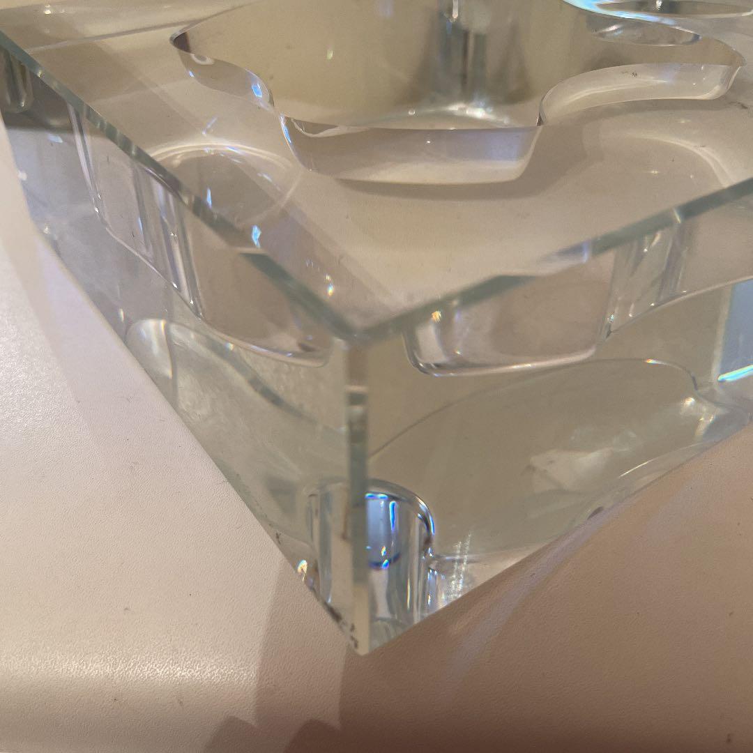 appleの置き物　ガラス製（73）アップルコンピュータ