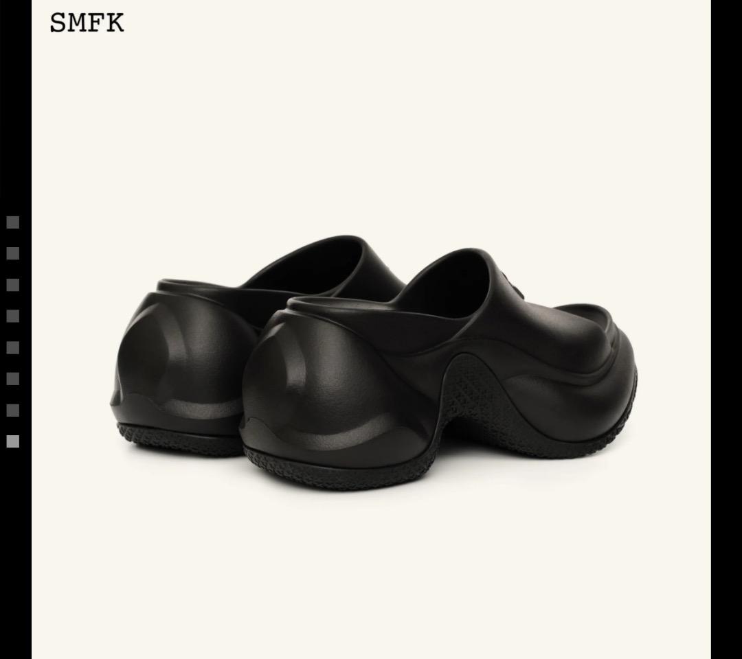 新品未使用 SMFK ブラック サンダル　厚底　ハイヒール