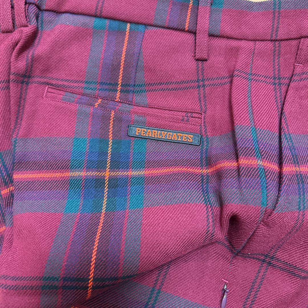 PEARLY GATES チェック柄 ゴルフパンツ