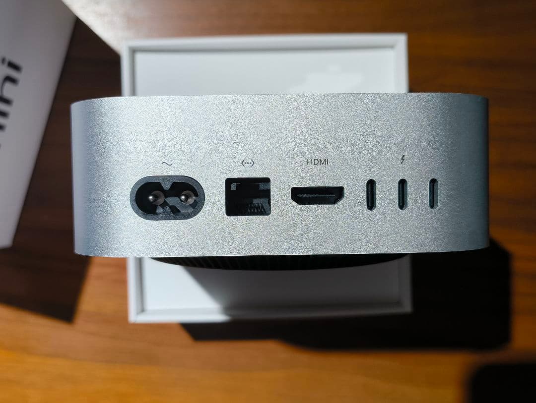 Apple Mac mini (M4, 2024) シルバー｜元箱・付属完備