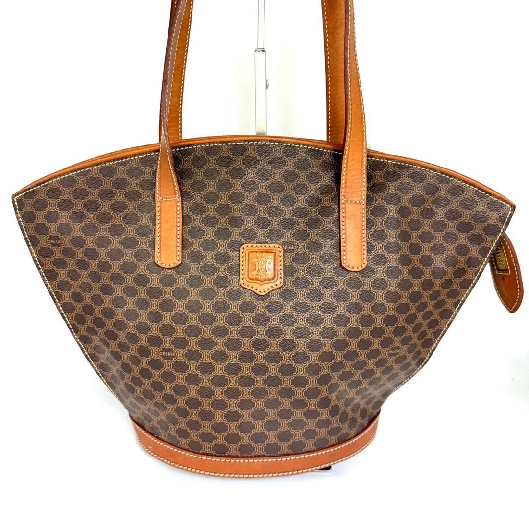 ○アイテム セリーヌ トートバッグ ショルダーバッグ トリオンフ マカダム柄