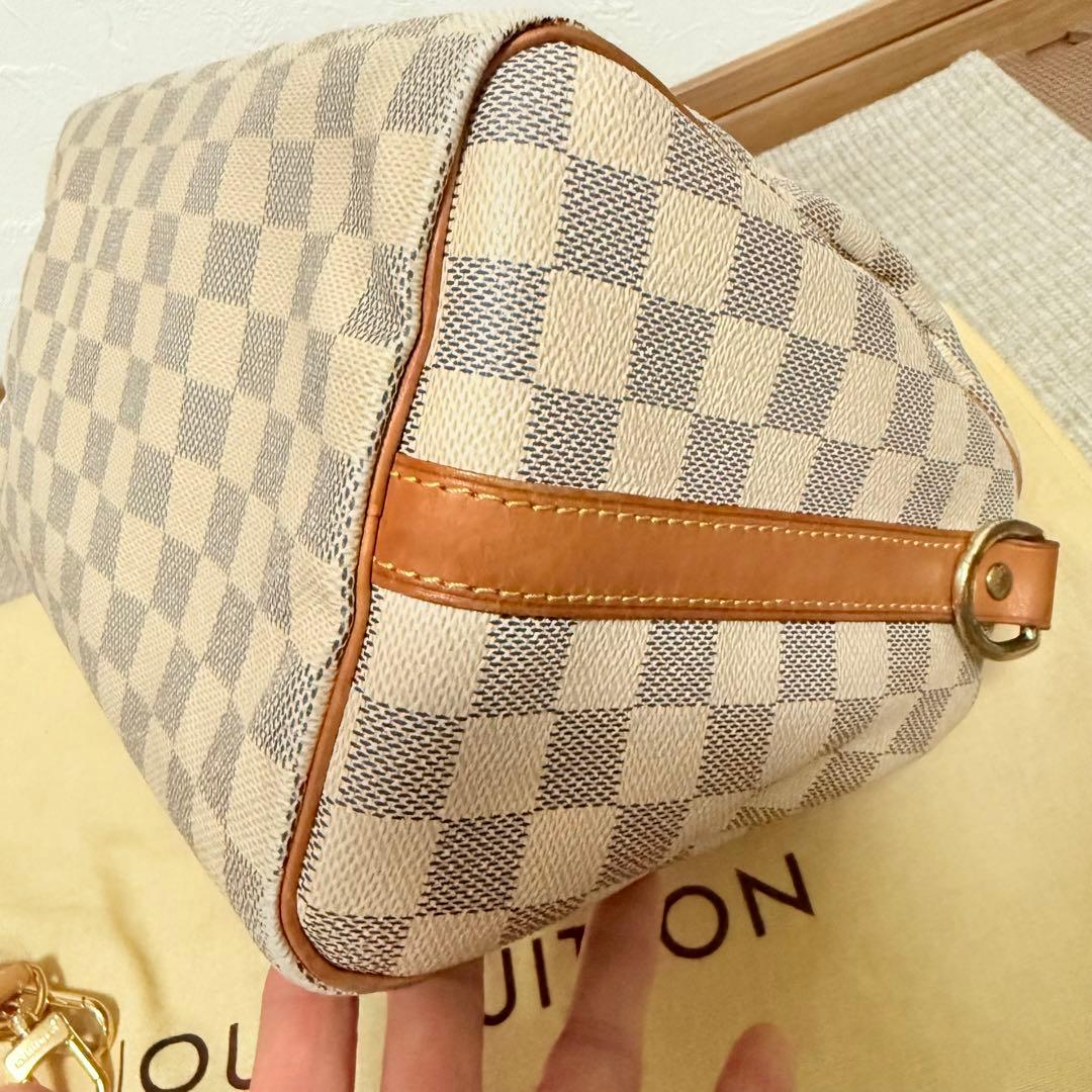 ルイヴィトン ダミエ アズール スピーディ バンドリエール25cm N40608