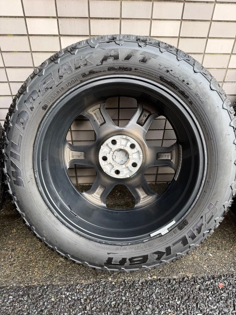 2023年新車外しRAV4 オフロードPKGⅡ 純正18インチ 4本 送料込み