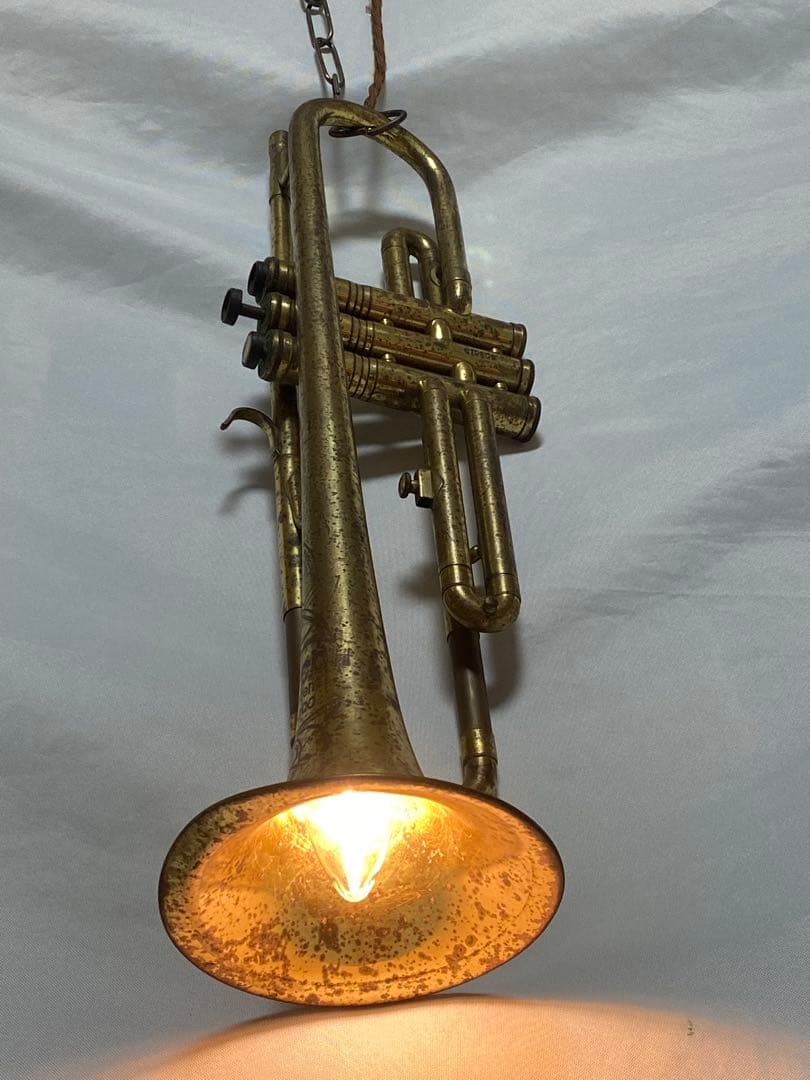 2780❣️ トランペット　照明　ペンダントライト 超　レア　　ヴィンテージ
