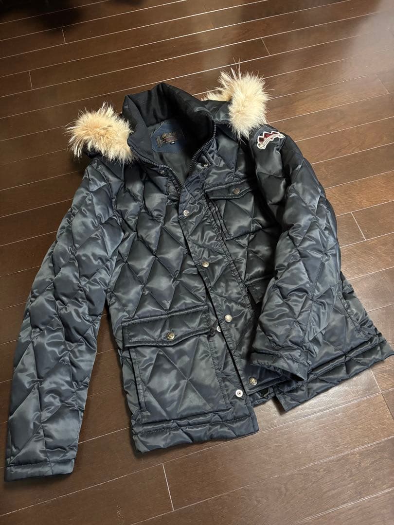 RJB フラットヘッド キルティング ダウンジャケット 38