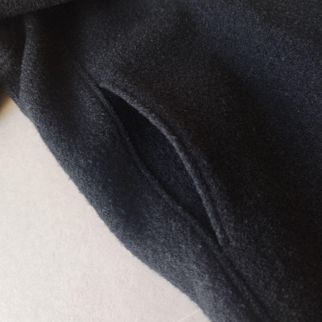 L　evam eva PRESS WOOL COAT コクーンシルエットコート