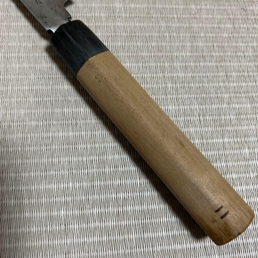 正本　つけ包丁　和包丁　ステンレス鋼　黒水牛柄