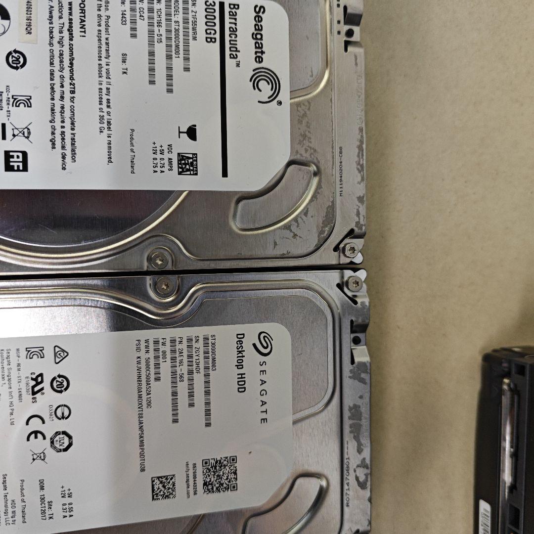 3TB 内蔵型ハードディスクドライブ　6個セット