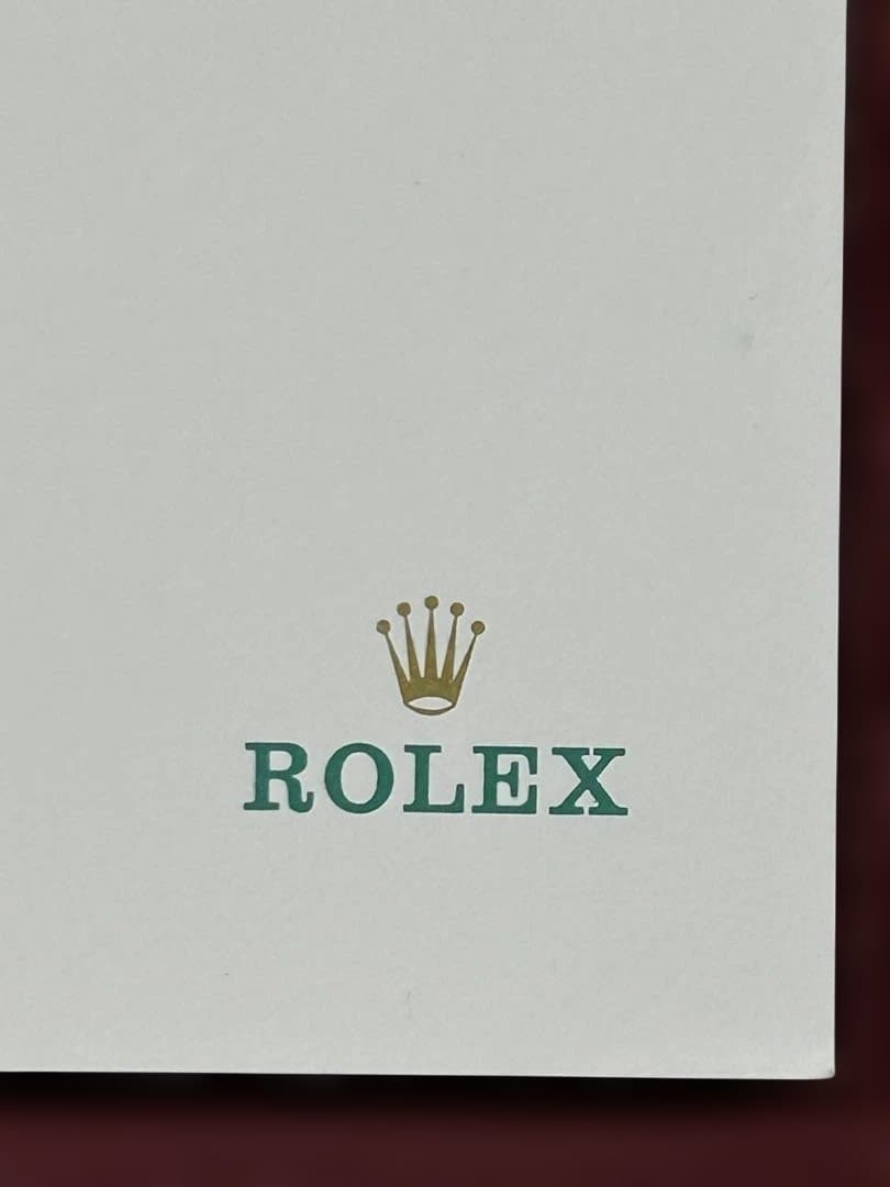 希少ROLEX ロレックス メモ帳 ノート レザーケース　メモパット付き