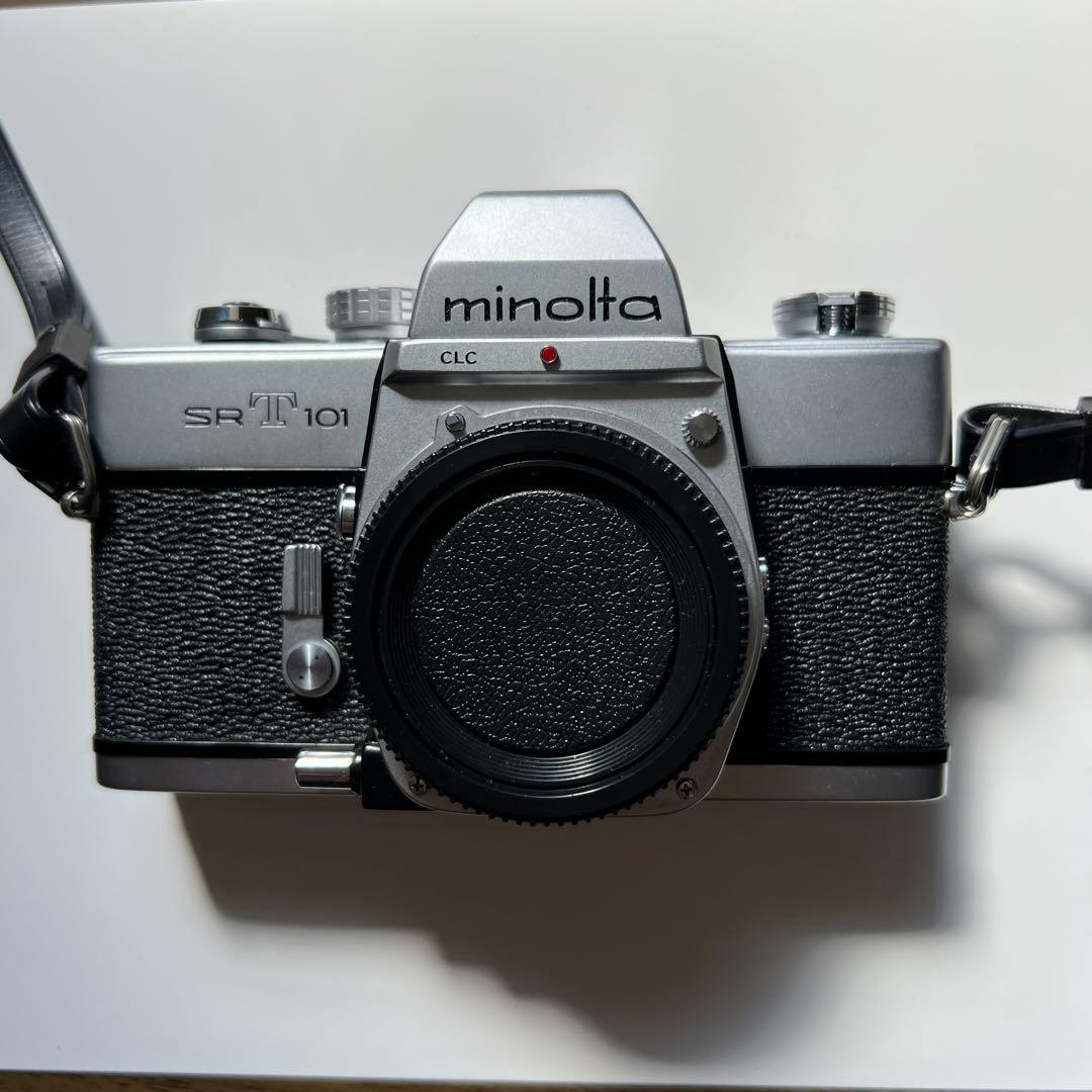 フィルムカメラ Minolta SRT101+ MC ROKKOR-PF 55mm F1.7