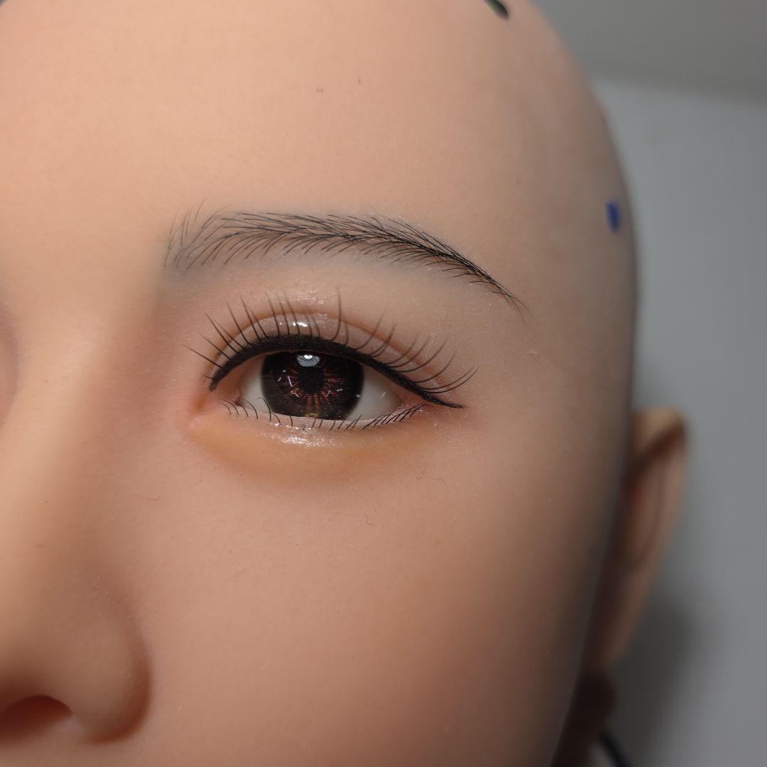 シリコンヘッド 単品 リアルドール　ウィッグ付き　未使用