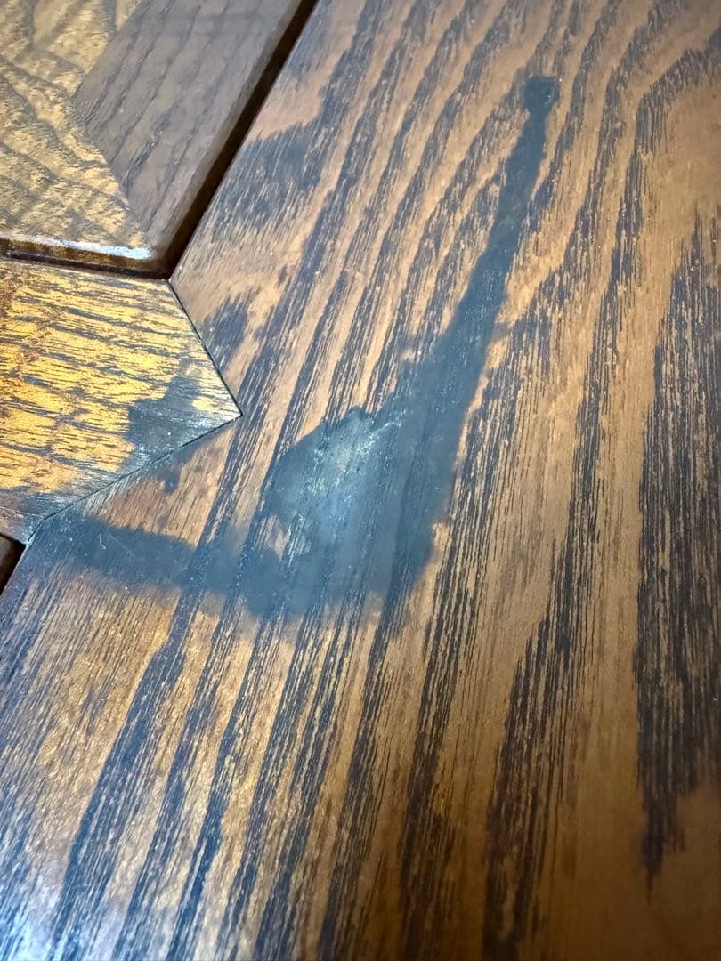 重厚で木目の美しい関西火鉢　長火鉢