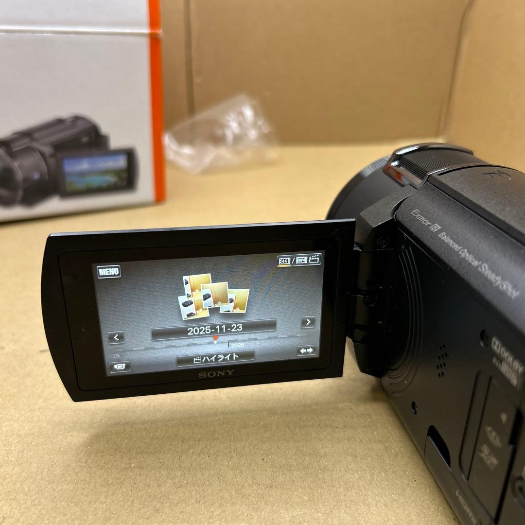 専用ソニー SONY FDR-AX45A B デジタル4Kビデオカメラレコーダー