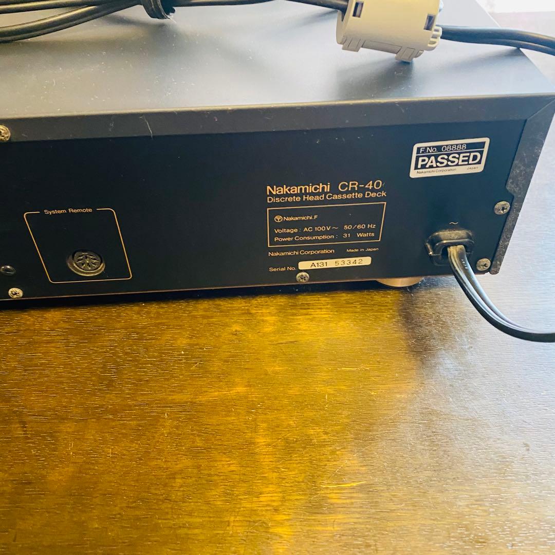 Nakamichi CR-40 カセットデッキ