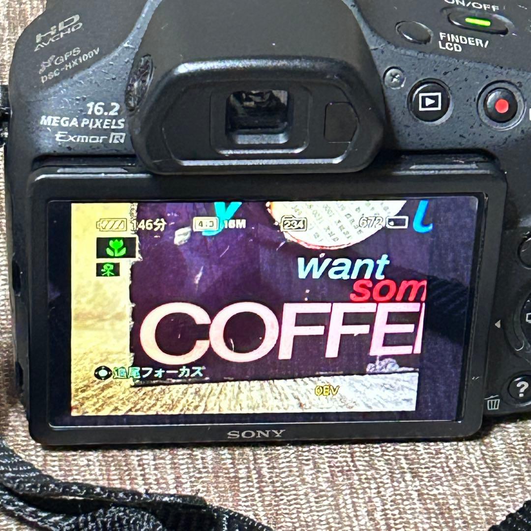 稼働品　SONY Cyber-shot DSC-HX100V コンデジ　付属品付