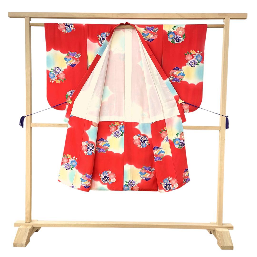 ◎mk-2685　七五三　女の子　着物　7歳　　12-4