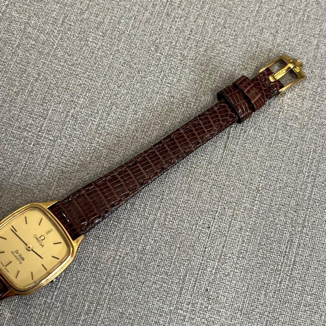 【H】希少✨OMEGA DeVille ゴールド　腕時計　稼動品✨