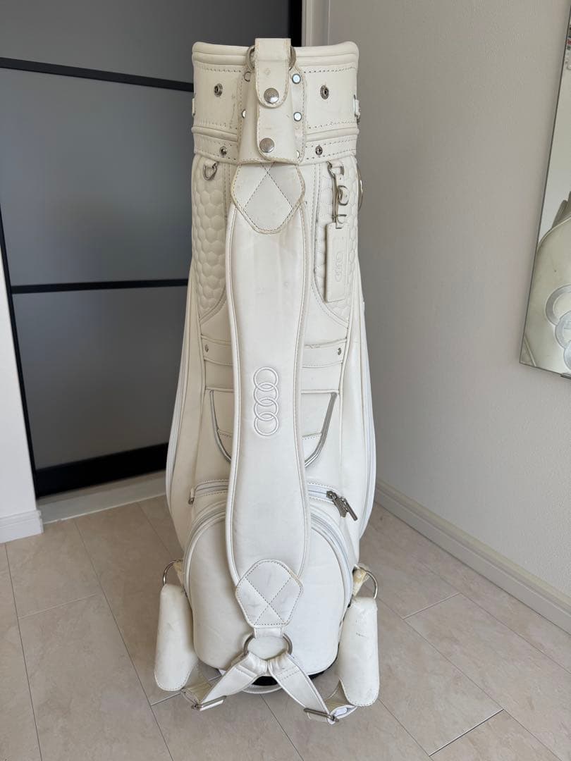 Audi ゴルフ　キャディバッグ ホワイト