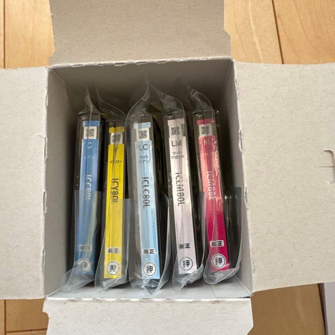 【ジャンク品】EPSON EP-807AR インクジェットプリンター純正インク付