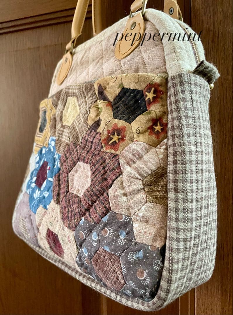 パッチワークバッグパッチワークキルトバッグ