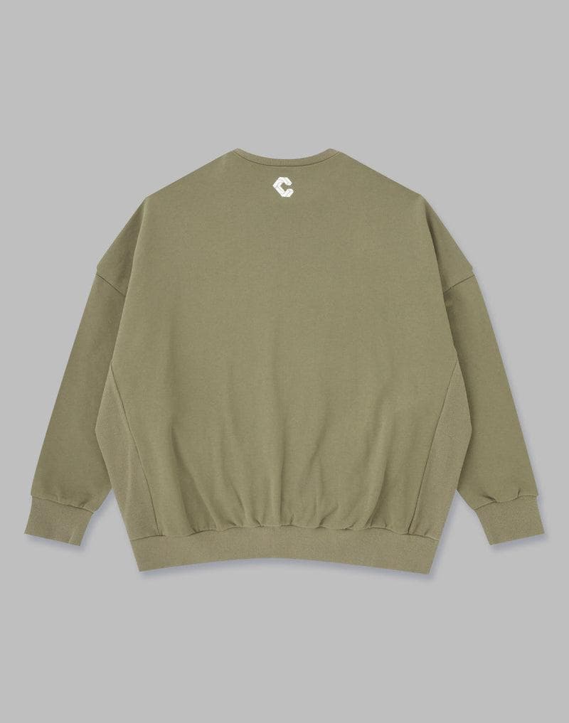 CRONOS BUTTONED SWEAT TOP KHA M 新品未開封