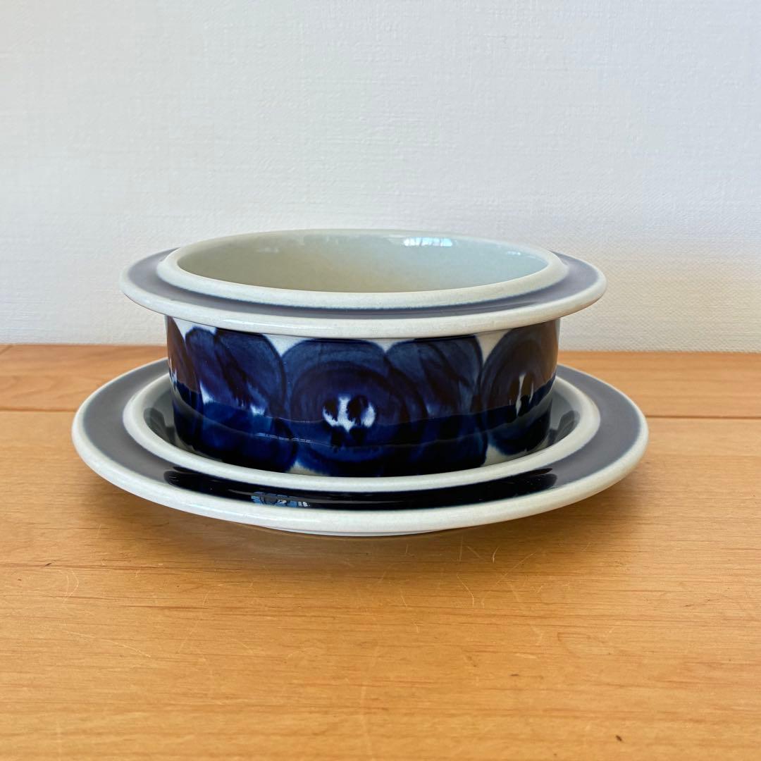 アラビア　ARABIA アネモネ ココット&ソーサー 2客