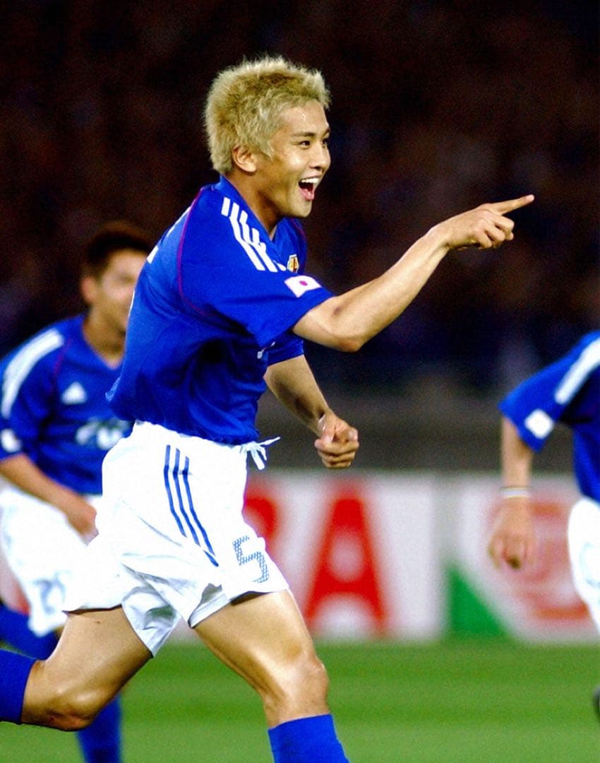 【新品タグ付き・デッドストック】稲本潤一 ＃５ 日本代表（H）２００２日韓W杯