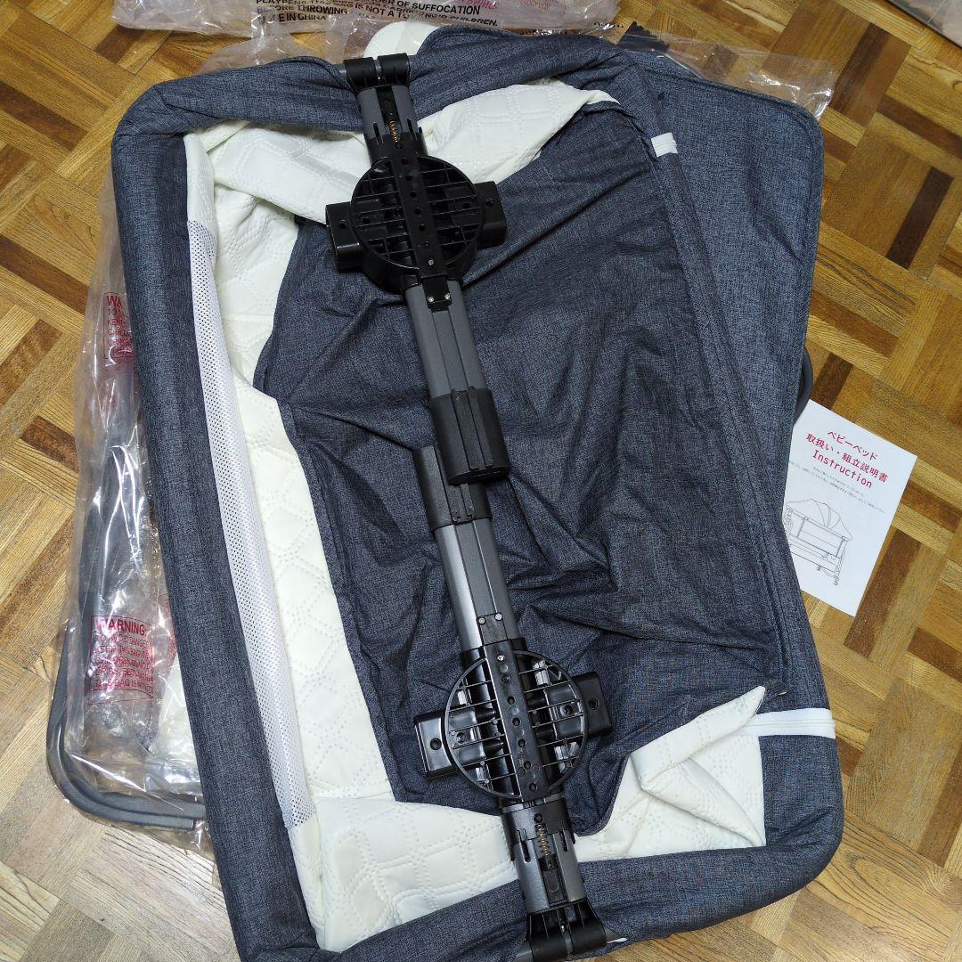 ベビーベッド　揺りかご　添い寝