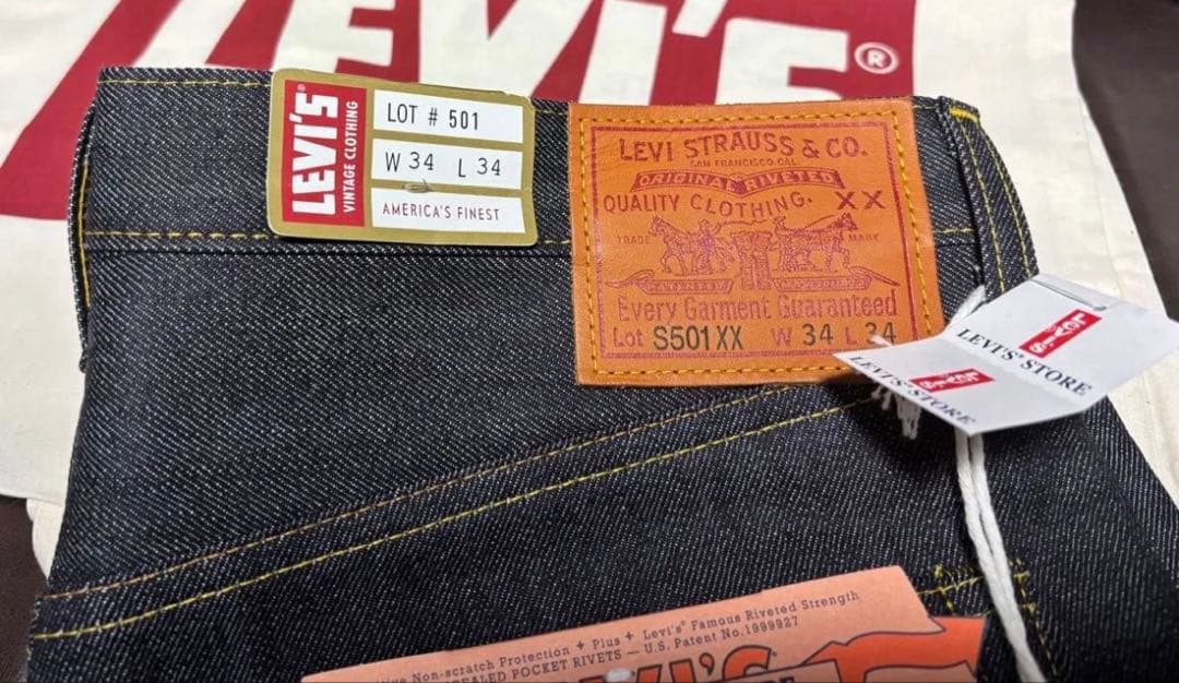 新品未使用 W34 Levi's 501XX大戦モデル 1944 LVC