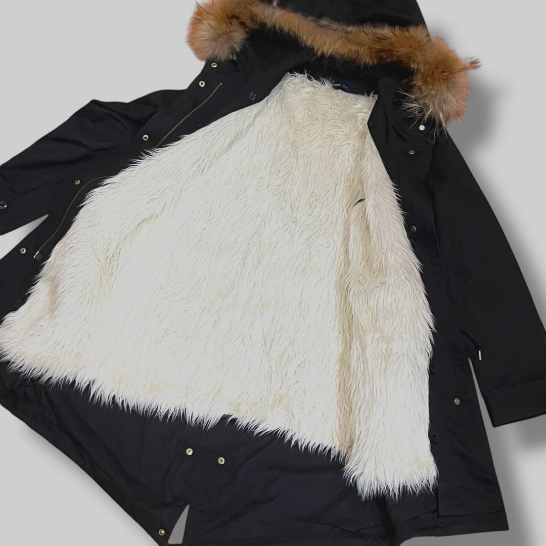 【さと】ラグーン付き ボアライナー付き FRED PERRY モッズコート