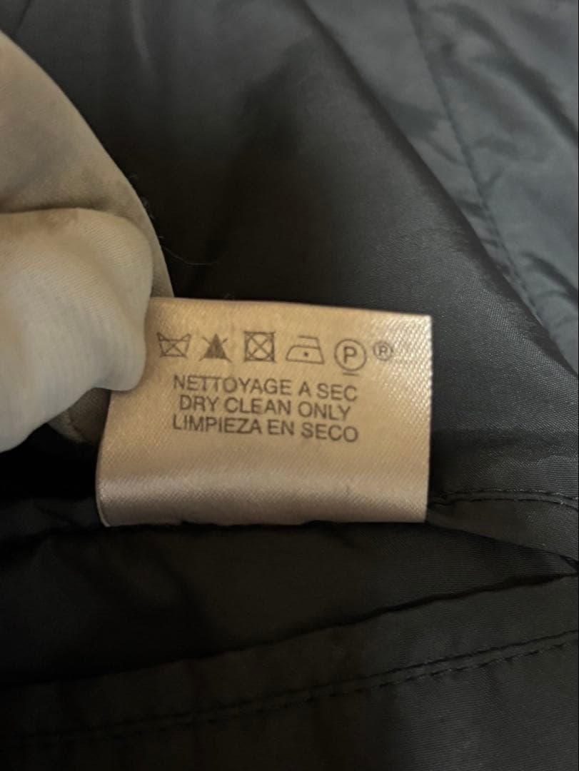 HERMES 正規品　ナイロン ステンカラー ハーフコート メンズ ジャケット