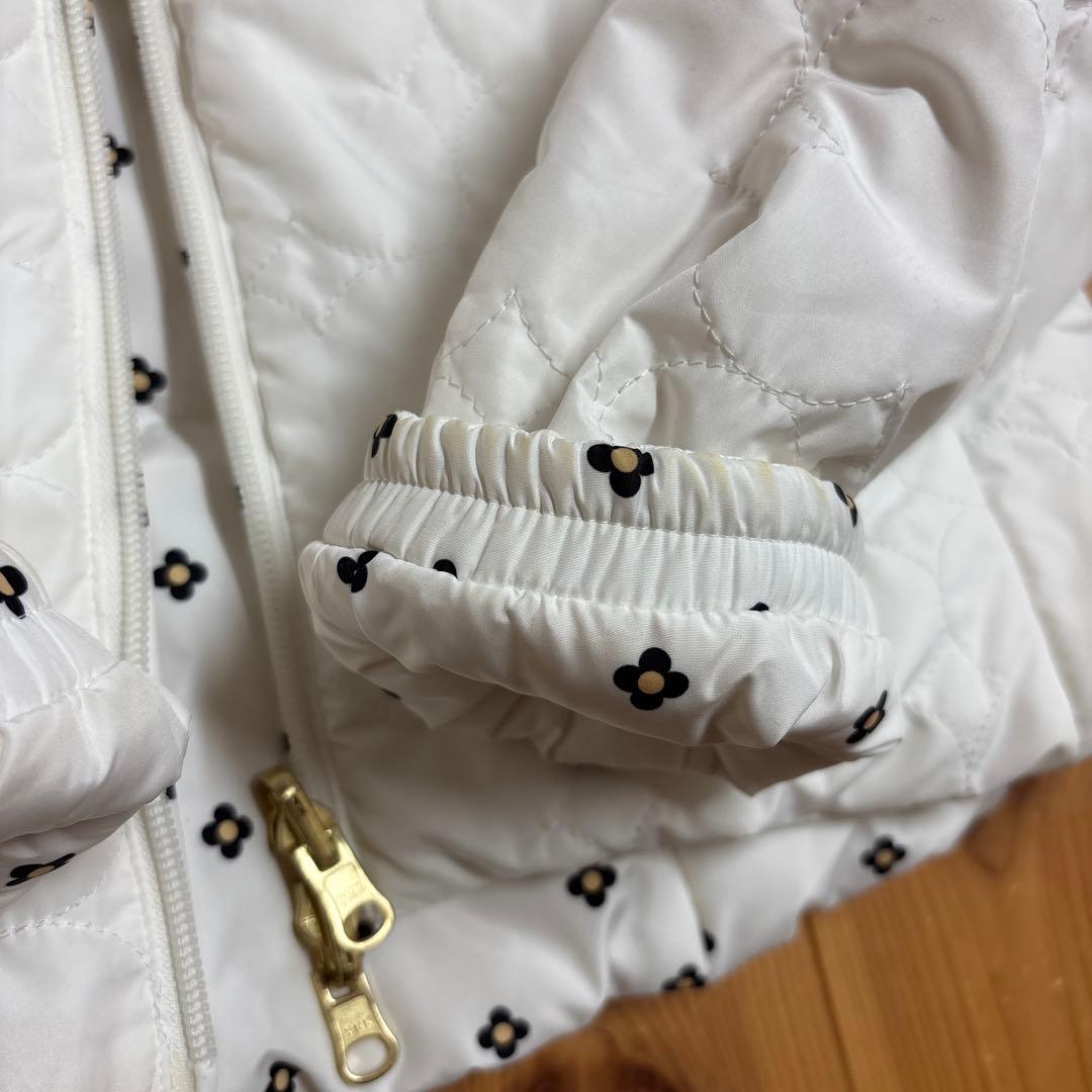 Callaway ダウンジャケット ホワイト 花柄　リバーシブル