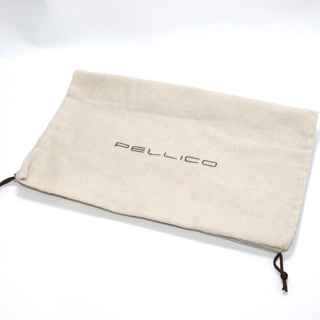 【極美品】ペリーコ ダマ フラットパンプス 38 黒 レザー スクエアトゥ 革靴