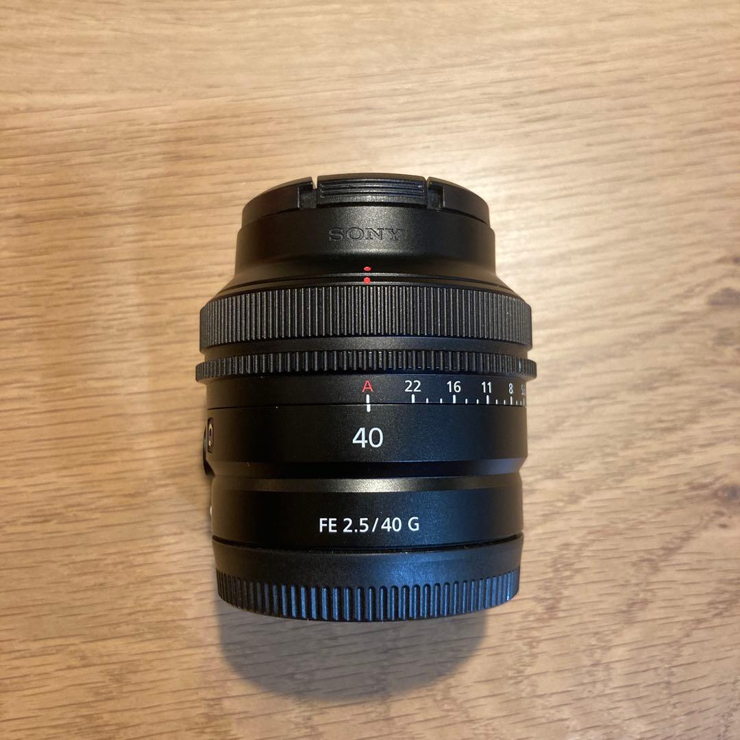Sony Eマウント 40mm F2.5 G フィルター付 SEL40F25G