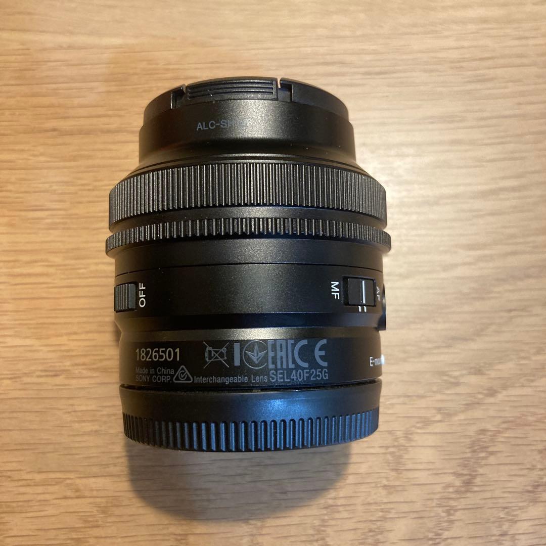 Sony Eマウント 40mm F2.5 G フィルター付 SEL40F25G