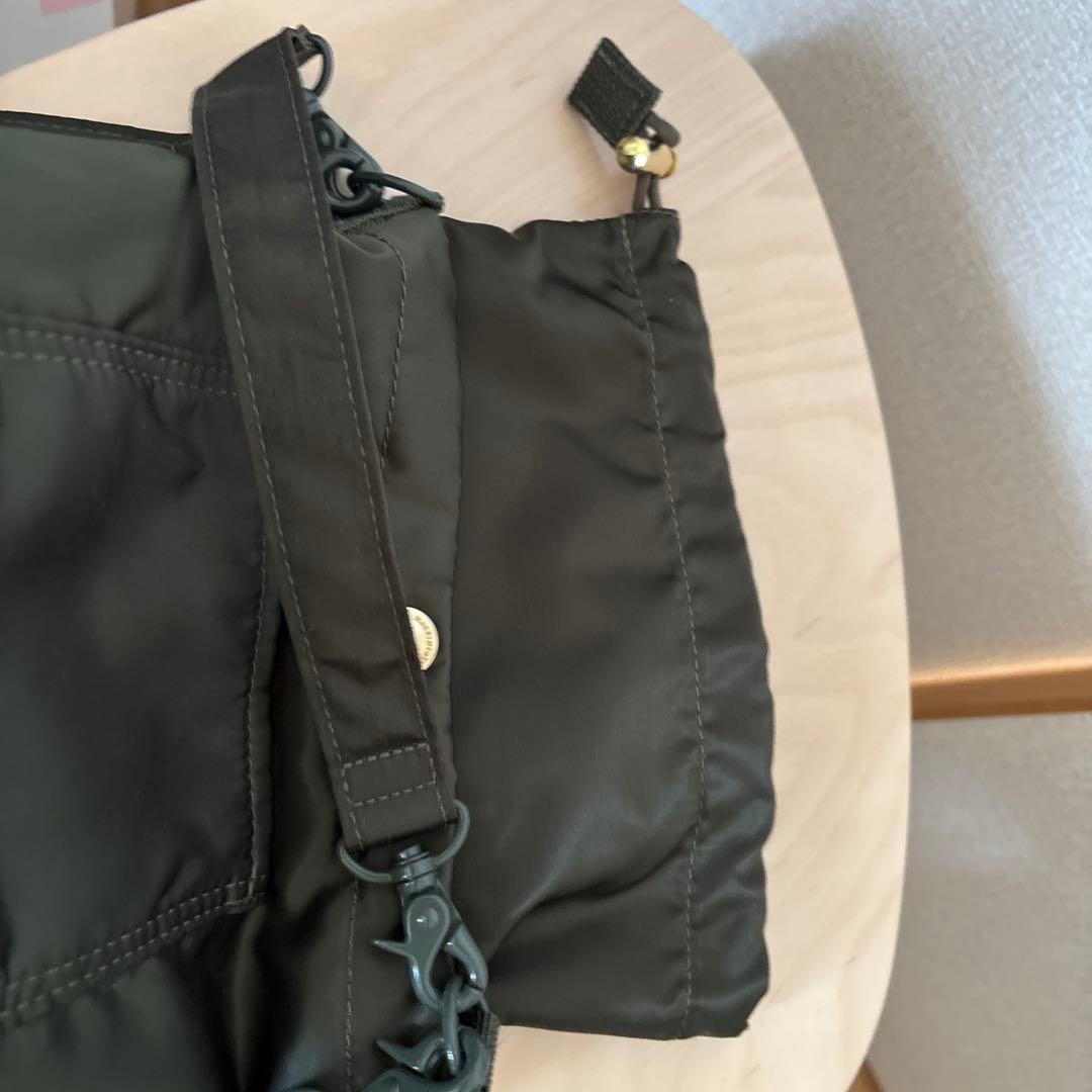 MACKINTOSH × Porter ドロストショルダーバッグ　カーキ