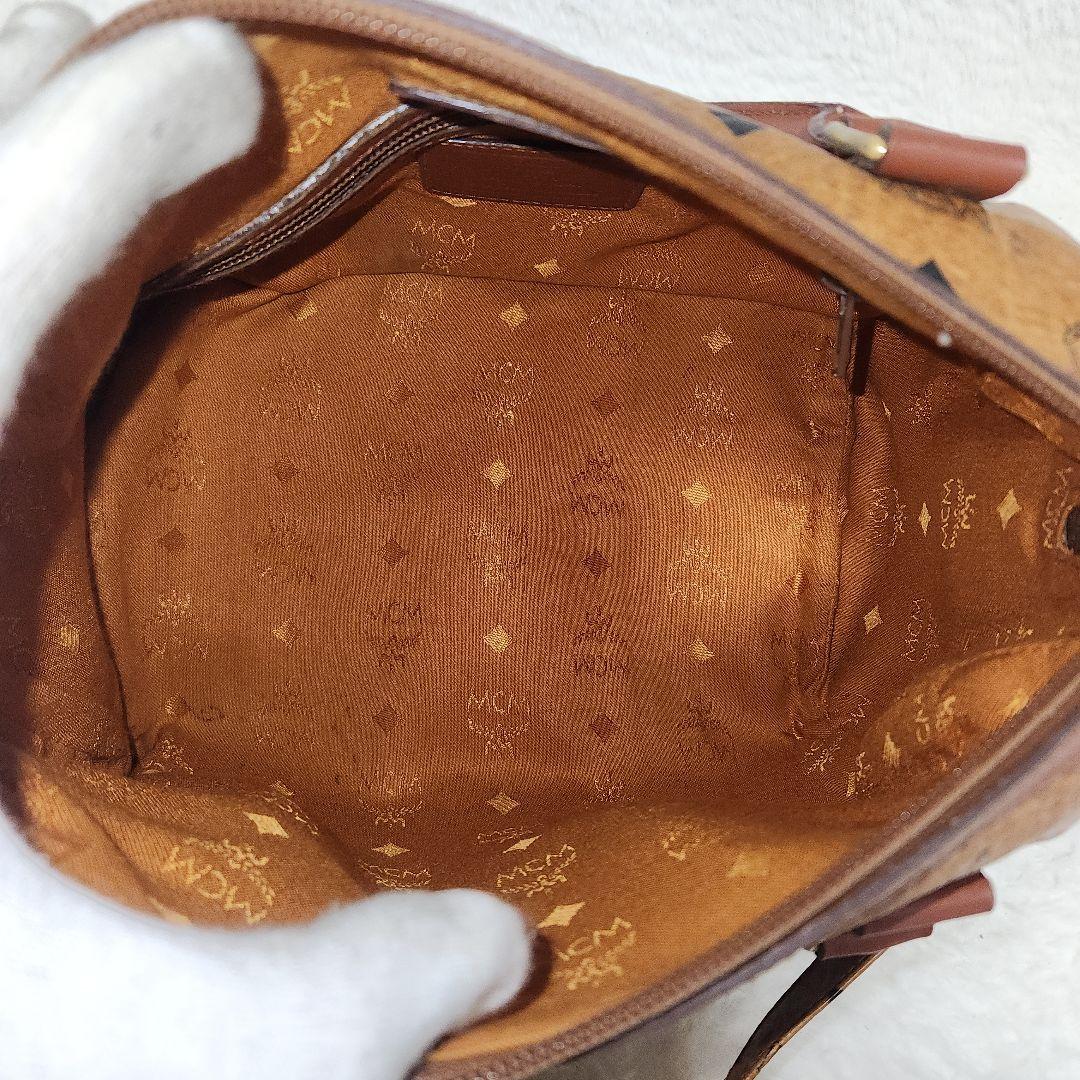 MCM ハンドバッグ　ヴィセトス ミニボストンバッグ ハンドバッグ レザー