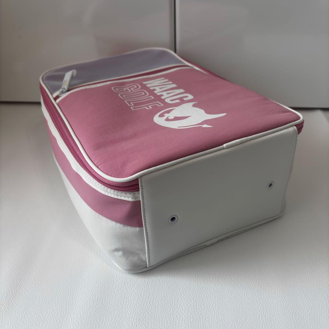 【新品】WAAC レディース　ボストンバッグ　シューズバック　ピンク　2点