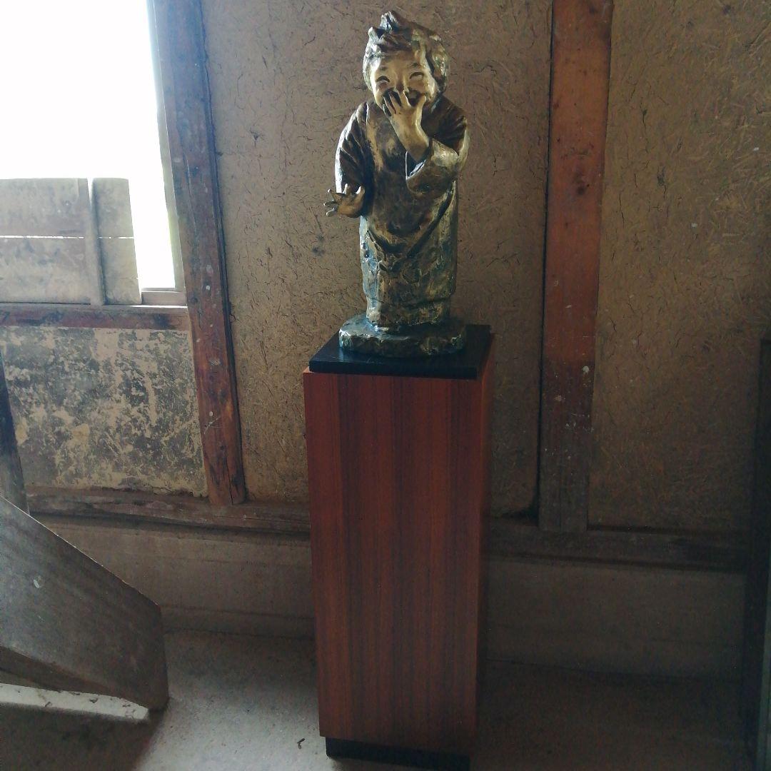 北村西望　少女　ブロンズ像　62cm　約19.6kg