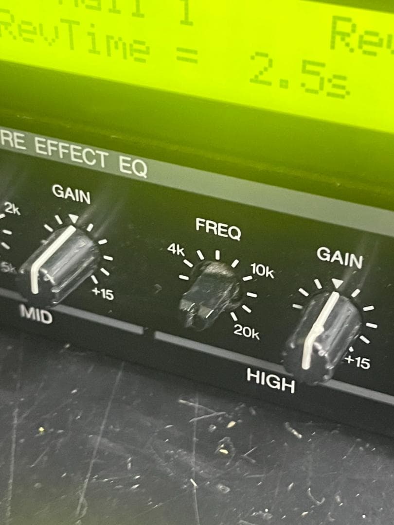 YAMAHA ProR3 デジタルリバーブ 通電・動作確認済み 初期化済み