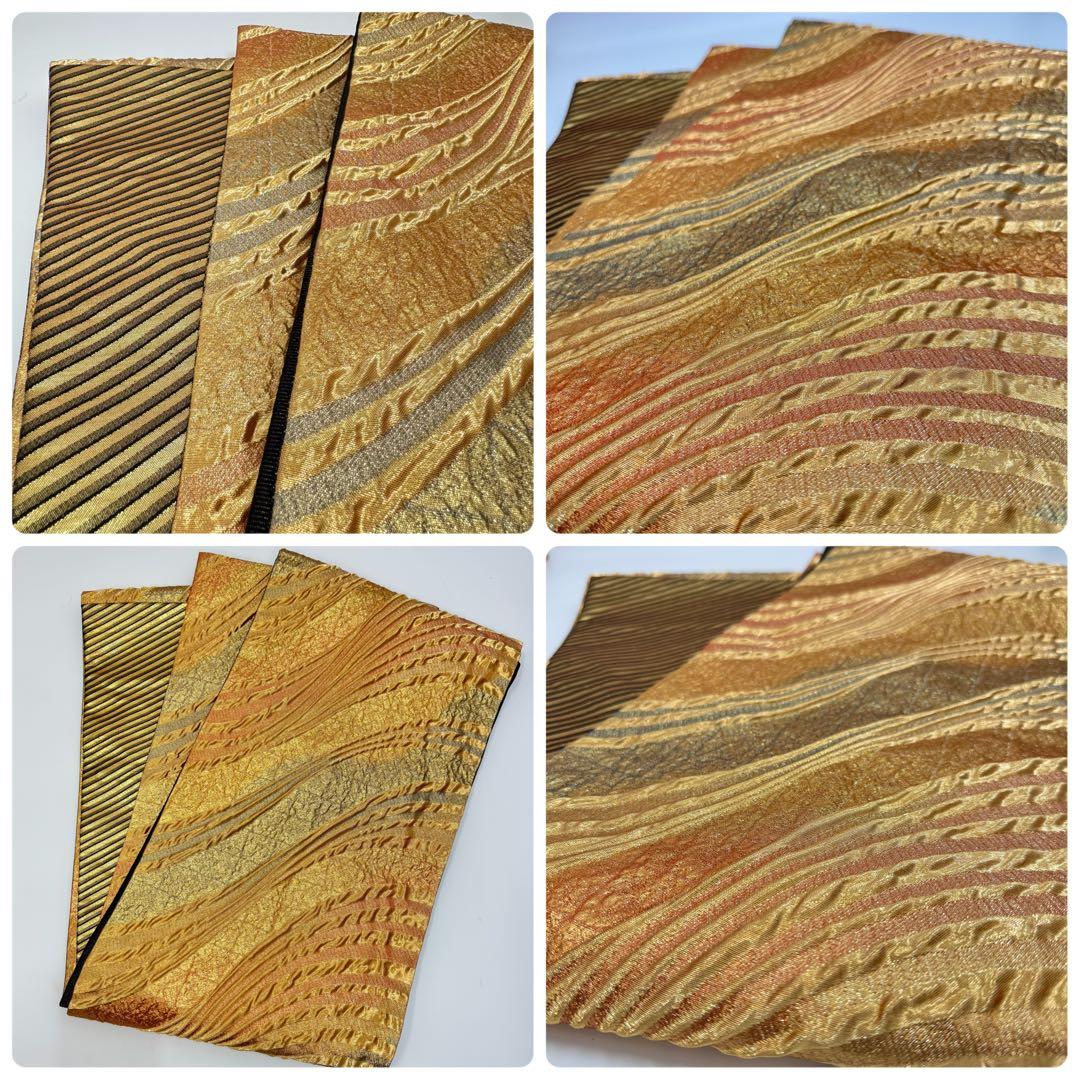 豪華振袖10点フルセット　緑系　ラメ　金彩 松竹梅　牡丹　つけ袖黒レース　可愛い